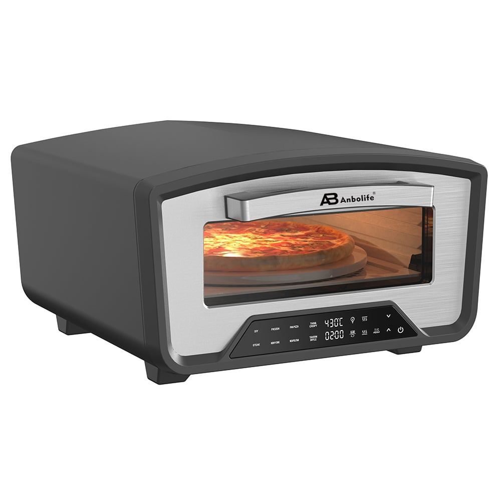 380 mm Countertop Pizza Maker with Rotating Deck